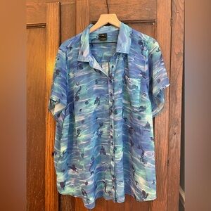 Torrid Disney Princess The Little Mermaid Button down blouse